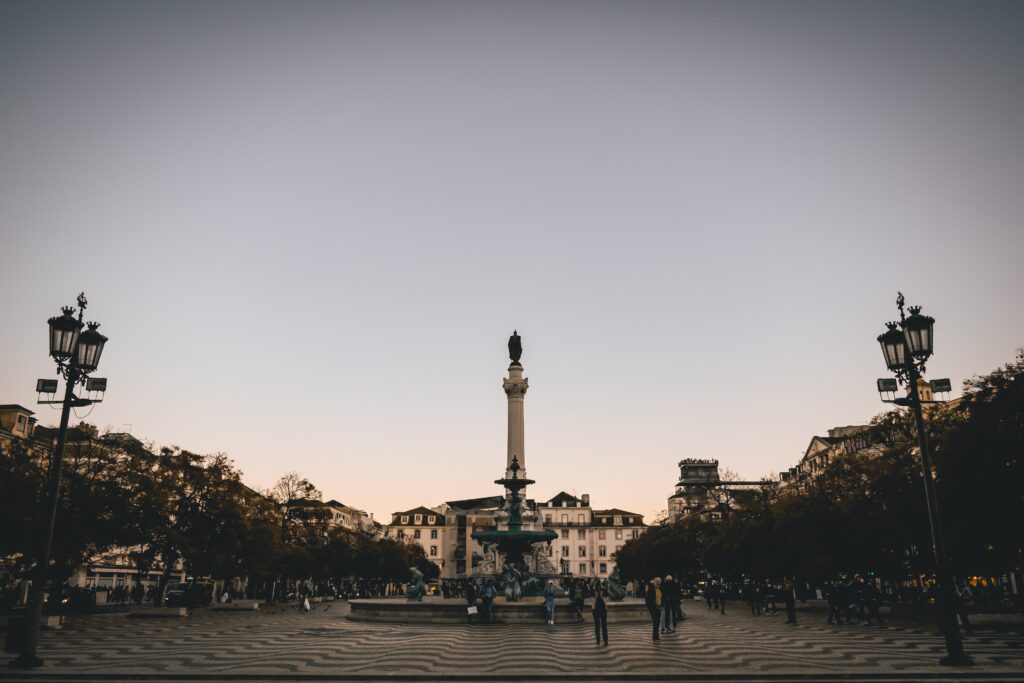 .A personal favorite of mine. The statue of King Sebastian can be found at the main entrance of the Rossio train station. Sebastian was a much-loved Portuguese monarch.